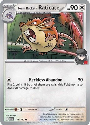 Team Rocket's Raticate, Destined Rivals