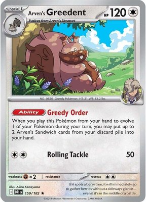 Arven's Greedent, Destined Rivals