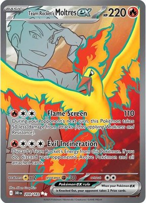 Team Rocket's Moltres ex, Destined Rivals