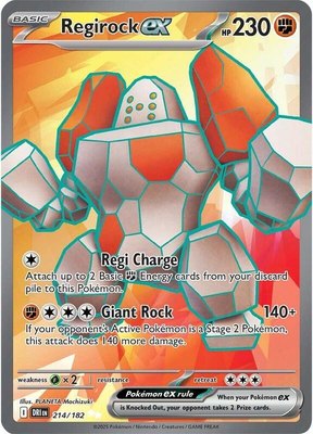 Regirock ex, Destined Rivals