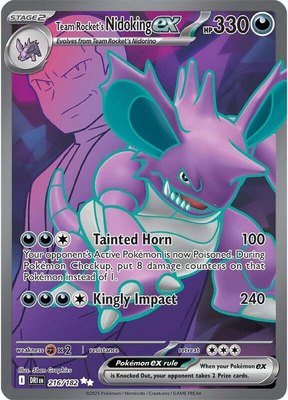 Team Rocket's Nidoking ex, Destined Rivals