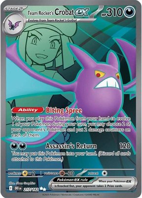 Team Rocket's Crobat ex, Destined Rivals