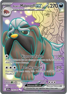 Arven's Mabosstiff ex, Destined Rivals