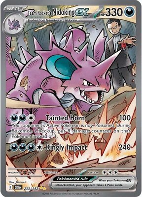 Team Rocket's Nidoking ex, Destined Rivals