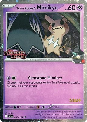 Team Rocket's Mimikyu[Staff], Miscellaneous Cards & Products