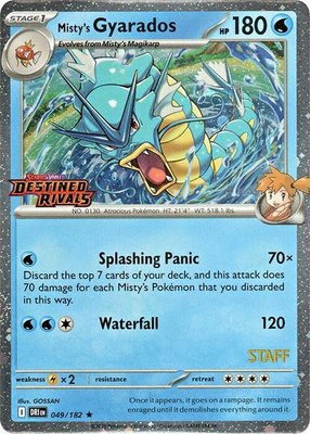 Misty's Gyarados[Staff], Miscellaneous Cards & Products