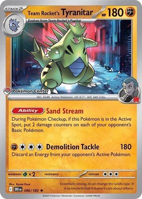 Team Rocket's Tyranitar (Pokemon Center Exclusive), Miscellaneous Cards & Products