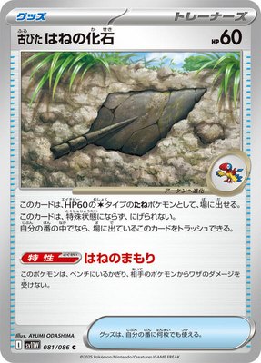 Antique Plume Fossil, White Flare