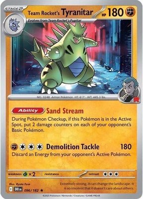 Team Rocket's Tyranitar (Non-holo), Deck Exclusives