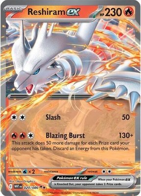 Reshiram ex, White Flare