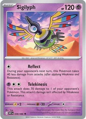 Sigilyph, White Flare