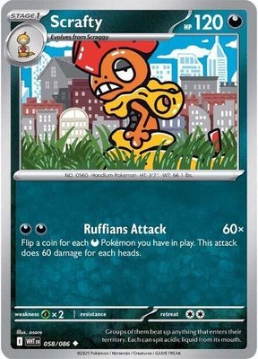Scrafty, White Flare