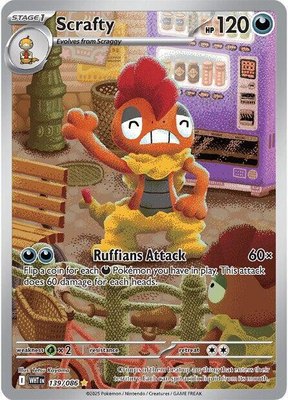 Scrafty, White Flare
