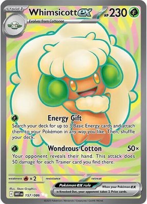 Whimsicott ex, White Flare