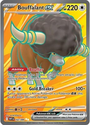 Bouffalant ex, White Flare