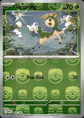 Deerling (Master Ball Pattern), White Flare