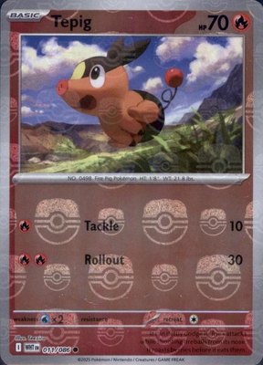 Tepig (Master Ball Pattern), White Flare