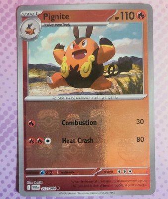 Pignite (Master Ball Pattern), White Flare