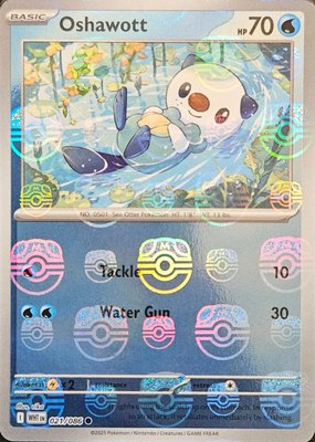 Oshawott (Master Ball Pattern), White Flare