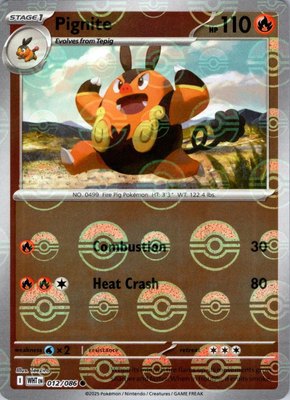 Pignite (Poke Ball Pattern), White Flare