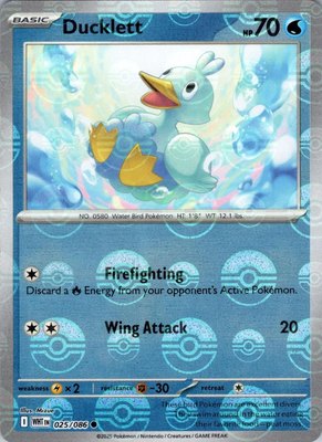 Ducklett (Poke Ball Pattern), White Flare
