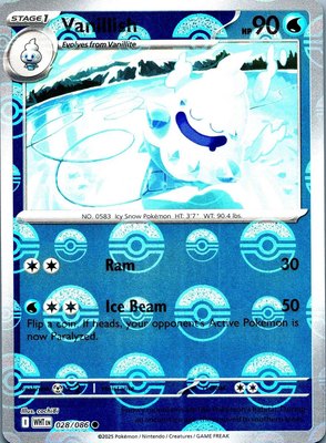 Vanillish (Poke Ball Pattern), White Flare