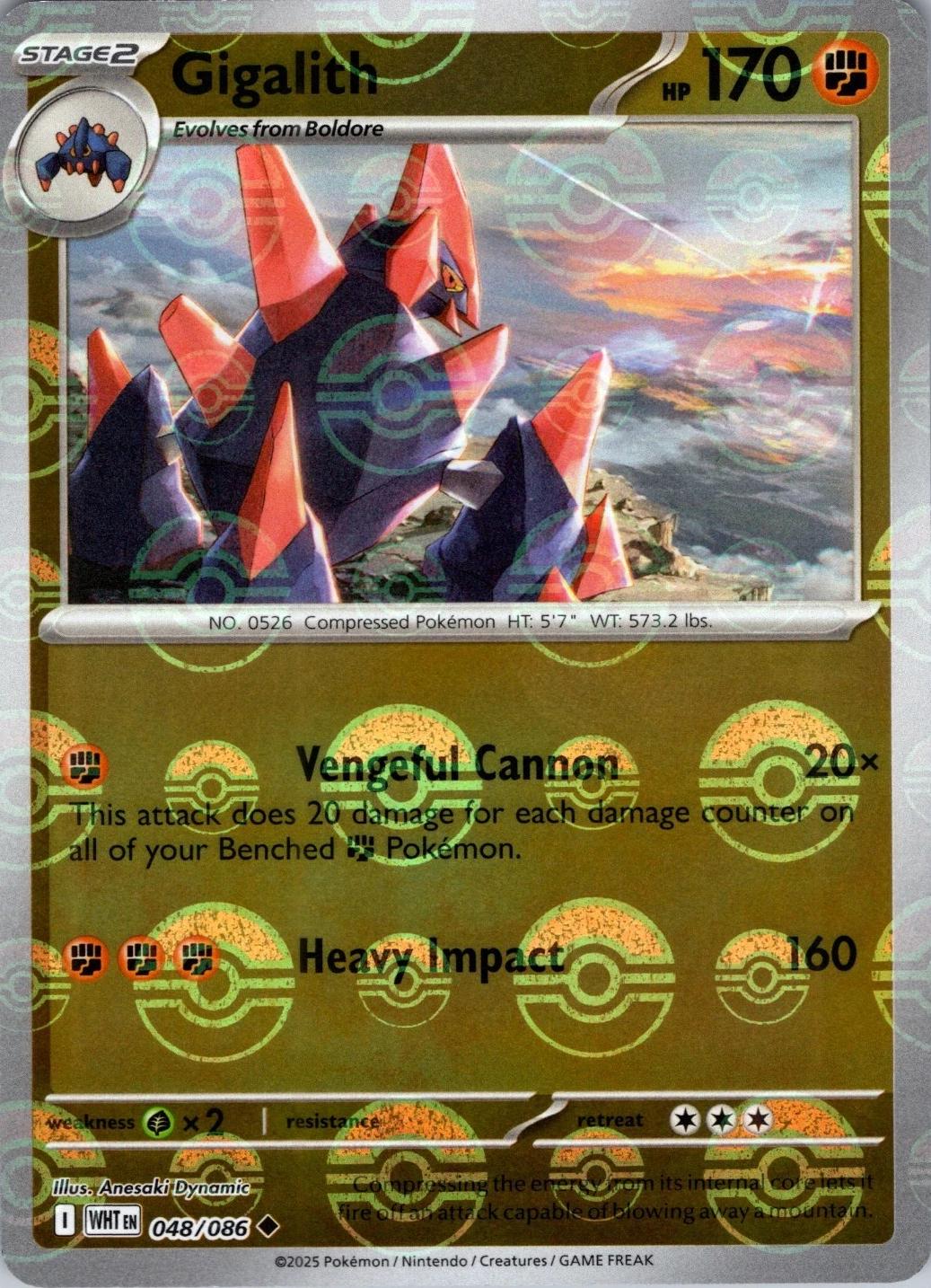 Gigalith (Poke Ball Pattern), White Flare
