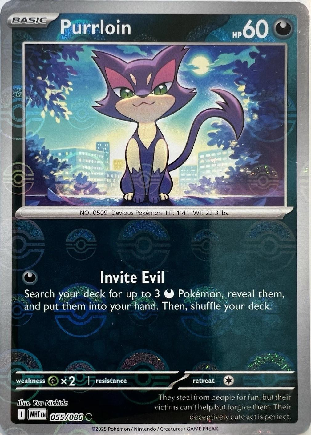 Purrloin (Poke Ball Pattern), White Flare