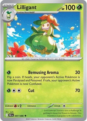 Lilligant, Black Bolt