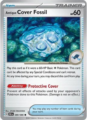 Antique Cover Fossil, Black Bolt
