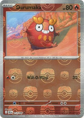 Darumaka (Master Ball Pattern), Black Bolt