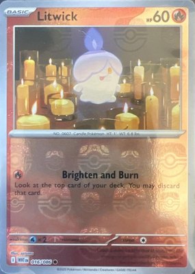Litwick (Master Ball Pattern), White Flare