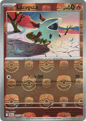 Larvesta (Master Ball Pattern), Black Bolt