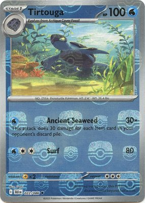 Tirtouga (Master Ball Pattern), Black Bolt