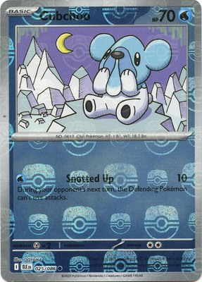 Cubchoo (Master Ball Pattern), Black Bolt