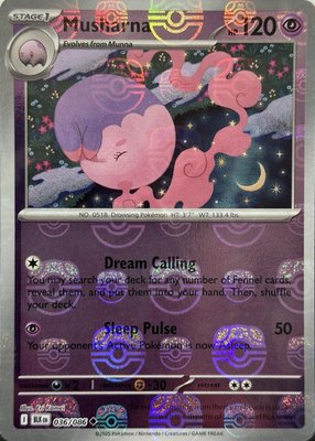 Musharna (Master Ball Pattern), Black Bolt