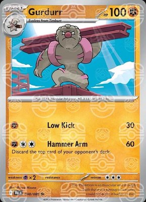 Gurdurr (Master Ball Pattern), Black Bolt