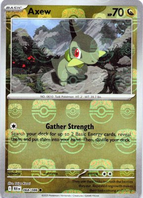 Axew (Master Ball Pattern), Black Bolt