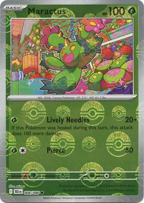 Maractus (Poke Ball Pattern), Black Bolt
