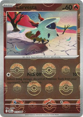 Larvesta (Poke Ball Pattern), Black Bolt