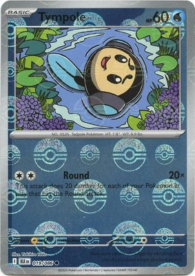 Tympole (Poke Ball Pattern), Black Bolt