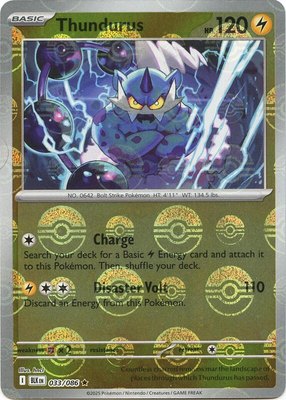 Thundurus (Poke Ball Pattern), Black Bolt