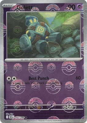 Golett (Poke Ball Pattern), Black Bolt