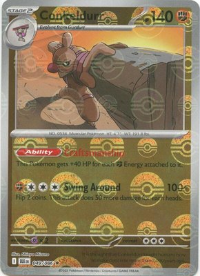 Conkeldurr (Poke Ball Pattern), Black Bolt