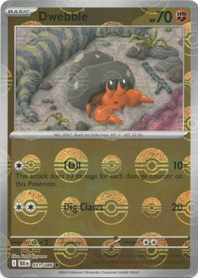 Dwebble (Poke Ball Pattern), Black Bolt