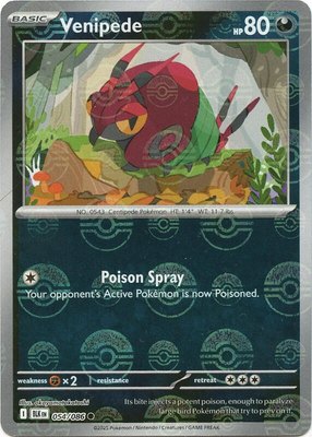 Venipede (Poke Ball Pattern), Black Bolt
