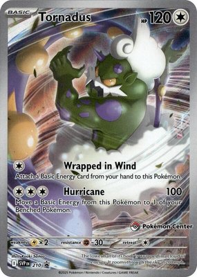 Tornadus (Pokemon Center Exclusive), Scarlet & Violet Promo Cards