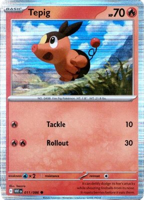Tepig (Unova Poster Collection), Miscellaneous Cards & Products