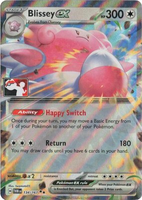 Blissey ex, Prize Pack Series Cards
