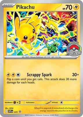 Pikachu (World Championship 2025), Scarlet & Violet Promo Cards